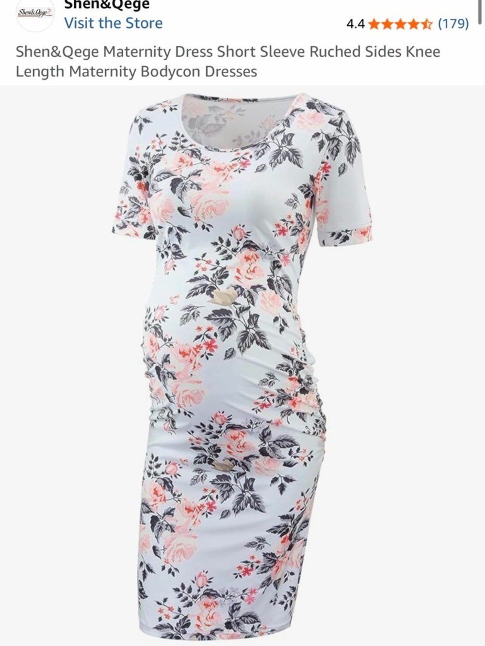 3 Mid length Maternity Dresses